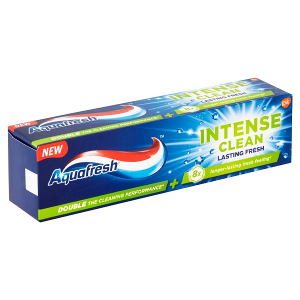 AQUAFRESH INTENSE CLEAN 75ml - (LASTING FRESH) (ΟΔΟΝΤΟΚΡΕΜΑ)