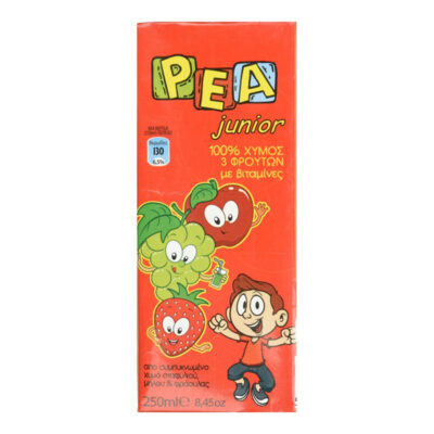 ΡΕΑ ΧΥΜΟΣ 250ml - (JUNIOR ΚΟΚΚΙΝΟ 100% ΦΥΣΙΚΟΣ)