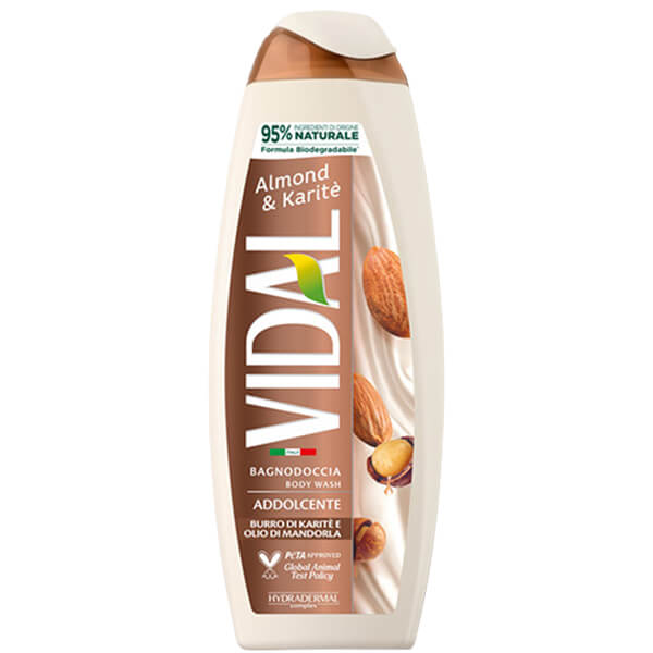 VIDAL ΑΦΡΟΛΟΥΤΡΟ 500ml - (ALMOND ΚΑΙ KARITE)