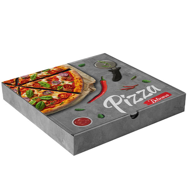 PIZZA COLOR - (30x30x4cm) - 100τεμ. - (MICROWELLE)