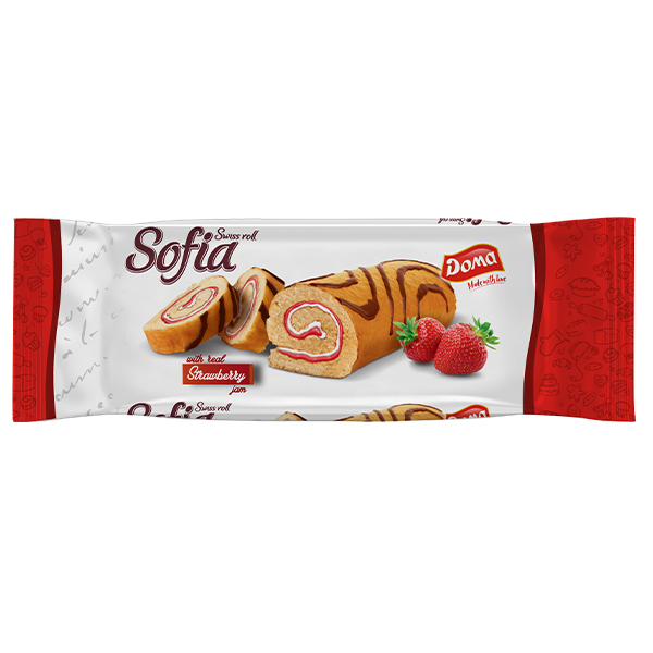 DOMA SOFIA SWISS ROLL 200gr - (ΓΕΜΙΣΗ ΦΡΑΟΥΛΑ)