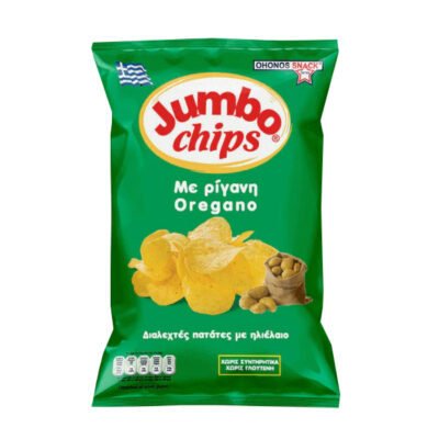 JUMBO CHIPS 50gr. - (ΡΙΓΑΝΗ) (χωρίς γλουτένη)  (84194)