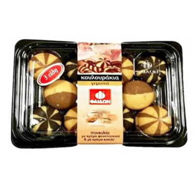 ΦΑΙΔΩΝ ΚΟΥΛΟΥΡΙΑ ΠΟΙΚΙΛΙΑ 350gr. - (ΓΕΜΙΣΤΑ ΜΕ ΚΡΕΜΑ)