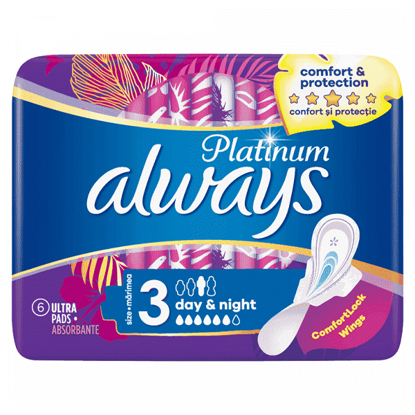 ALWAYS ΣΕΡΒΙΕΤΕΣ ULTRA PLATINUM  6τεμ. - (NIGHT)