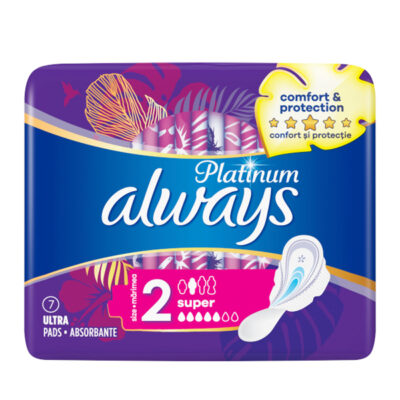 ALWAYS ΣΕΡΒΙΕΤΕΣ ULTRA PLATINUM  7τεμ. - (SUPER)