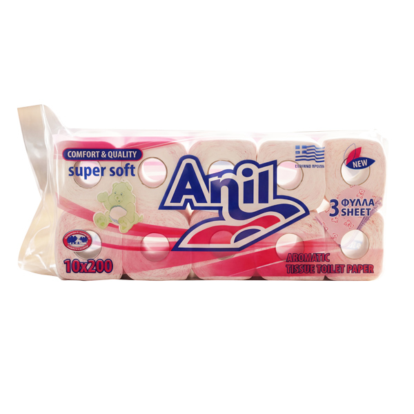 ANIL ΧΑΡΤΙ ΥΓΕΙΑΣ 3Φ - (ΑΡΩΜΑΤΙΚΟ) (92gr. x 10 ΡΟΛΛA)