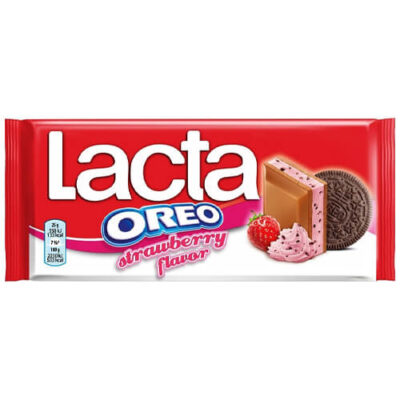 LACTA ΣΟΚΟΛΑΤΑ 105gr. - (OREO STRAWBERRY)