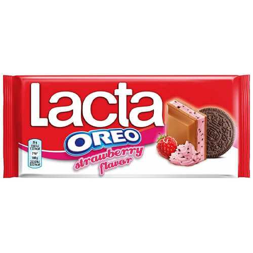 LACTA ΣΟΚΟΛΑΤΑ 105gr. - (OREO STRAWBERRY)