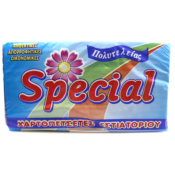 ΚΡΙΝΟΣ ΧΑΡΤ/ΤΑ SPECIAL 1Φ (24x24cm) - (ΜΠΛΕ) (500τεμ.)