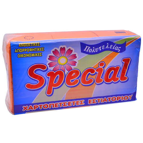 ΚΡΙΝΟΣ ΧΑΡΤ/ΤΑ SPECIAL 1Φ (24x24cm) - (ΠΟΡΤΟΚΑΛΙ) (500τεμ)