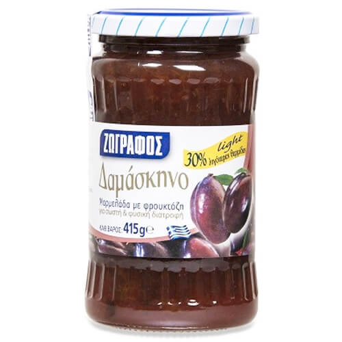 ΖΩΓΡΑΦΟΣ ΜΑΡΜΕΛΑΔΑ ΜΕ ΦΡΟΥΚΤΟΖΗ 415gr. - (ΔΑΜΑΣΚΗΝΟ)