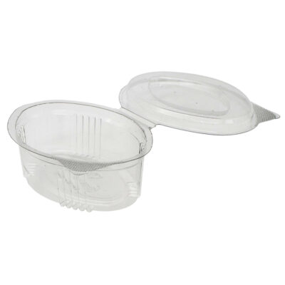 ΣΩΣΑΚΙ ΜΕ ΚΑΠΑΚΙ ΟΒΑΛ 100ml - (100τεμ.) (FT209-100) (LUX PLAST)