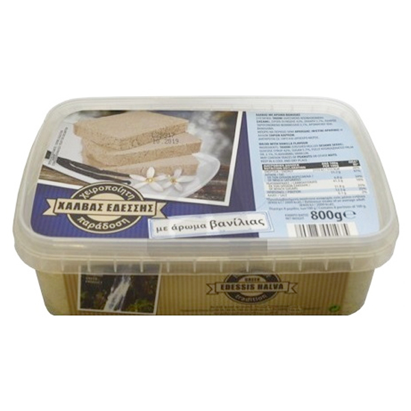 ΕΔΕΣΣΗΣ ΧΑΛΒΑΣ ΒΑΝΙΛΙΑ 800gr. - (ΤΑΠΕΡ)