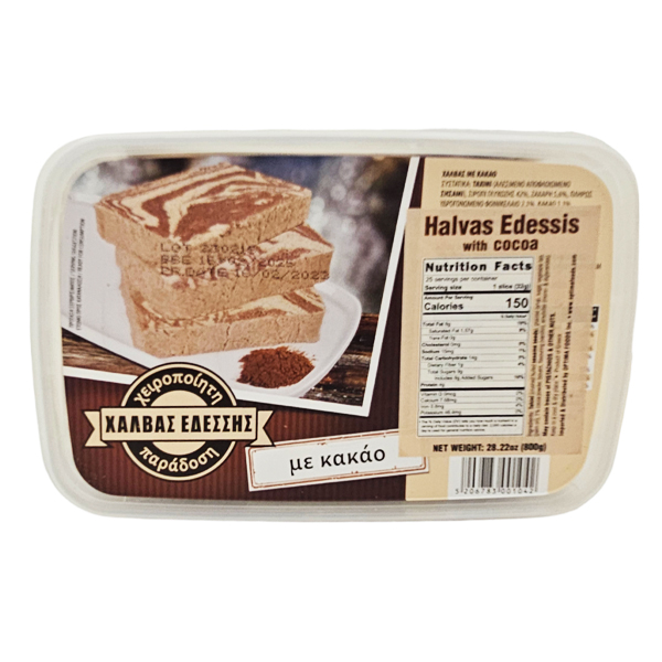 ΕΔΕΣΣΗΣ ΧΑΛΒΑΣ ΚΑΚΑΟ 800gr. - (ΤΑΠΕΡ)