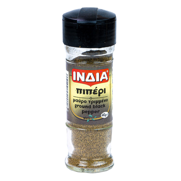 ΙΝΔΙΑ ΠΙΠΕΡΙ ΜΑΥΡΟ ΤΡΙΜΜΕΝΟ 40gr. - (ΓΥΑΛΙΝΟ ΒΑΖΟ)