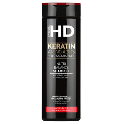 FARCOM HD ΣΑΜΠΟΥΑΝ 400ml - (ΓΙΑ ΟΛΟΥΣ ΤΟΥΣ ΤΥΠΟΥΣ ΜΑΛΛΙΩΝ)