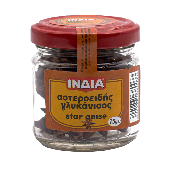 ΙΝΔΙΑ ΑΣΤΕΡΟΕΙΔΗΣ ΓΛΥΚΑΝΙΣΟΣ 15gr. - (ΒΑΖΑΚΙ)