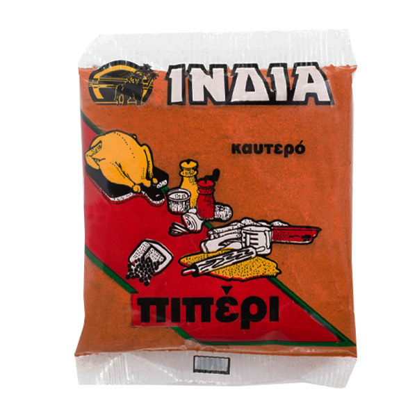ΙΝΔΙΑ ΠΙΠΕΡΙ ΚΟΚΚΙΝΟ ΚΑΥΤΕΡΟ 100gr. - (ΦΑΚΕΛΟΣ)