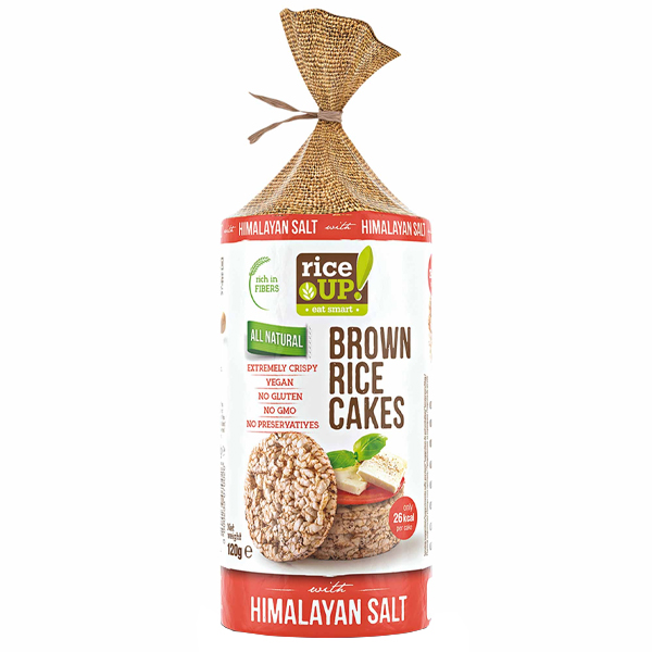 RICE UP ΡΥΖΟΓΚΟΦΡΕΤΕΣ ΟΛΙΚΗΣ 120gr. - (ΑΛΑΤΙ ΙΜΑΛΑΙΩΝ)