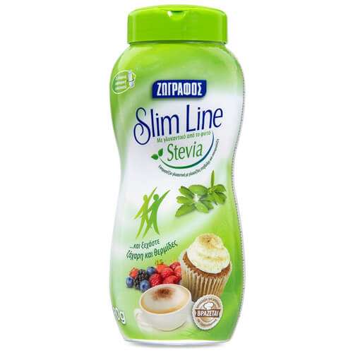 ΖΩΓΡΑΦΟΣ ΓΛΥΚΑΝΤΙΚΟ SLIM LINE STEVIA 90gr.
