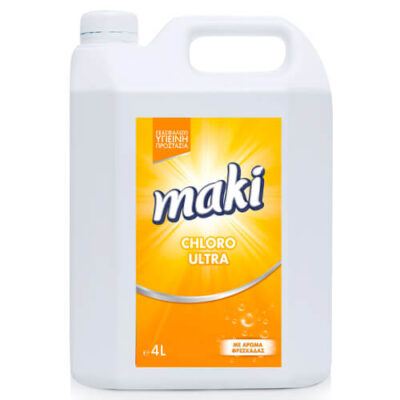 ΜΑΚΙ CHLORO ΠΑΧΥΡΕΥΣΤΗ 4lit - (ΛΕΜΟΝΙ) (ΑΡΩΜΑ ΦΡΕΣΚΑΔΑΣ)