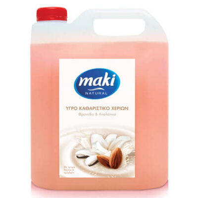 ΜΑΚΙ ΚΑΘΑΡΙΣΤΙΚΟ ΧΕΡΙΩΝ 4lit - (ΒΑΝΙΛΙΑ ΚΑΙ ΑΜΥΓΔΑΛΟ)
