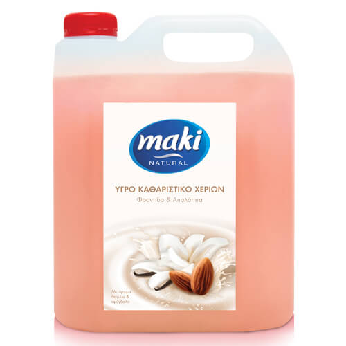 ΜΑΚΙ ΚΑΘΑΡΙΣΤΙΚΟ ΧΕΡΙΩΝ 4lit - (ΒΑΝΙΛΙΑ ΚΑΙ ΑΜΥΓΔΑΛΟ)