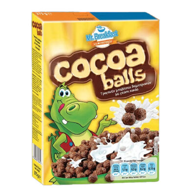 MR.BREAKFAST ΔΗΜΗΤΡΙΑΚΑ 375gr. - (COCOA BALLS)
