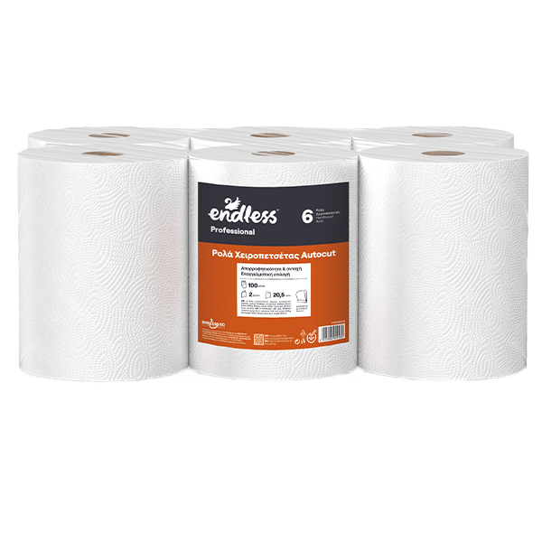 ENDLESS ΧΑΡΤΙ ΡΟΛΟ ΧΕΙΡΟΠΕΤΣΕΤΑ ΣΥΣΚΕΥΩΝ - (6x800gr.) (100m)