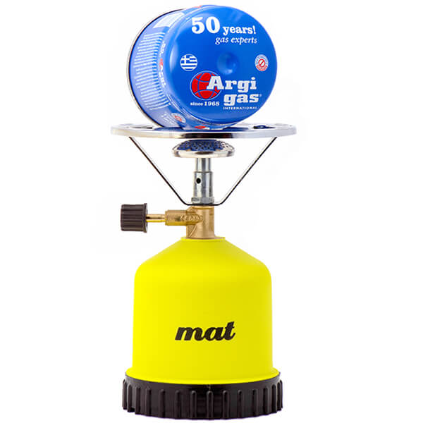 ARGI GAS ΚΑΜΙΝΕΤΟ ΠΛΑΣΤΙΚΟ ΜΑΤ + ΦΙΑΛΑΚΙ 190gr.
