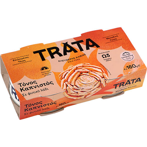 TRATA ΤΟΝΟΣ ΚΑΠΝΙΣΤΟΣ ΠΙΚΑΝΤΙΚΟΣ (2x160gr.)