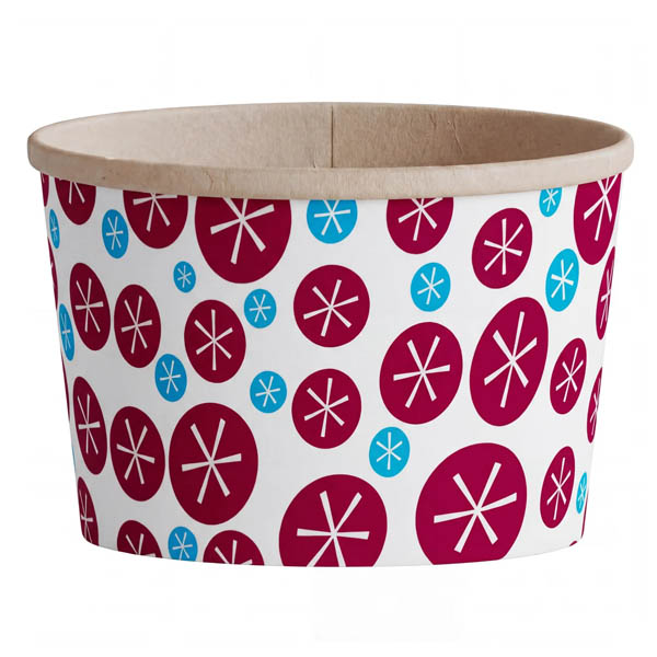 ΧΑΡΤΙΝΟ ΚΥΠΕΛΟ ΠΑΓΩΤΟΥ (5oz) - (PINK) (50τεμ.)