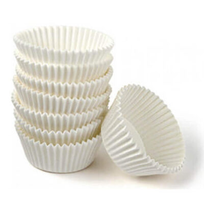 ΦΟΡΜΑΚΙΑ ΧΑΡΤΙΝΑ ΓΙΑ ΚΕΙΚ 11cm - (80τεμ.) (ΛΕΥΚΑ)