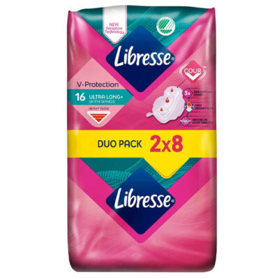 LIBRESSE ΣΕΡΒΙΕΤΕΣ ULTRA LONG 16τεμ. - (DUO PACK 2x8τεμ.)