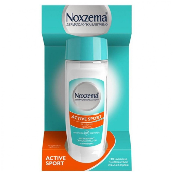 NOXZEMA ROLL-ΟΝ 50ml - MEN (ACTIVE SPORT) (ΓΥΑΛΙΝΟ)
