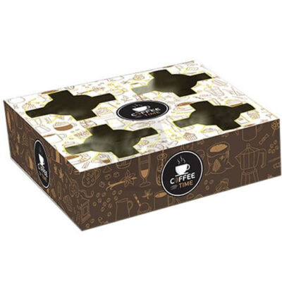 ΠΟΤΗΡΟΘΗΚΗ 4 ΘΕΣΕΩΝ (50τεμ.) - (COFFEE TIME)