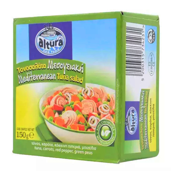 ALTURA ΤΟΝΟΣΑΛΑΤΑ 150gr. -  (ΜΕΣΟΓΕΙΑΚΗ)