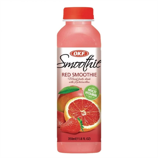 OKF SMOOTHIE MIXED FRUITS 350ml - (RED)