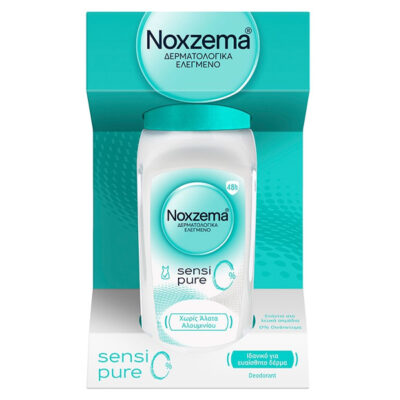 NOXZEMA ROLL-ΟΝ 50ml - (SENSIPURE 0%)  (ΓΥΑΛΙΝΟ)