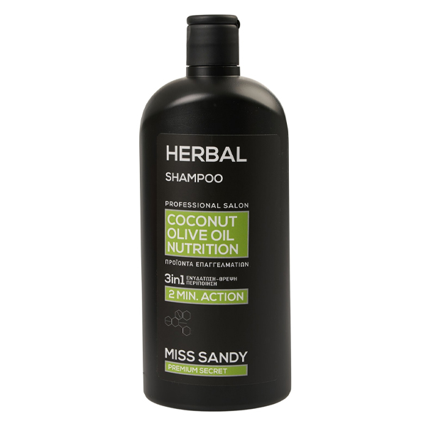MISS SANDY ΣΑΜΠΟΥΑΝ 750ml - (HERBAL COCONUT OLIVE OIL)