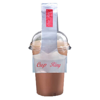 ΣΑΚΟΥΛΑ ΠΟΤΗΡΟΘΗΚΗ 1 ΘΕΣΗΣ (1000τεμ.) CUP RING - (10x100τεμ.)