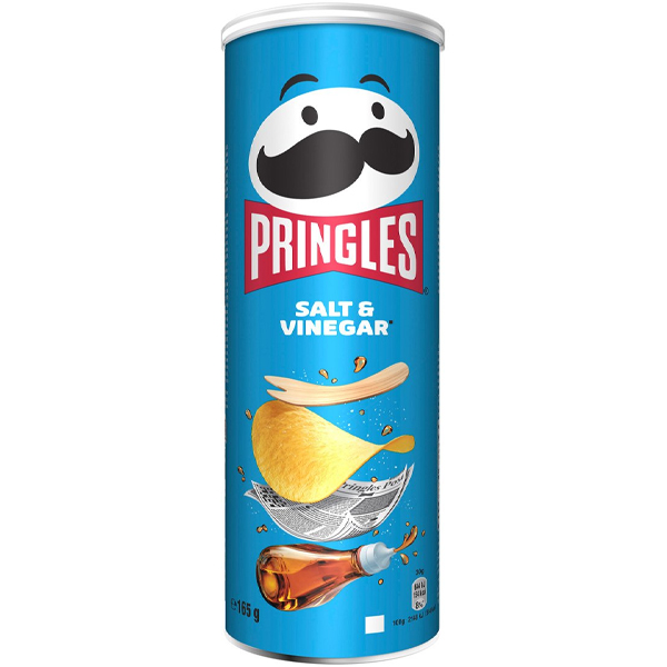 PRINGLES ΤΣΙΠΣ 165gr - (SALT ΚΑΙ VINEGAR)