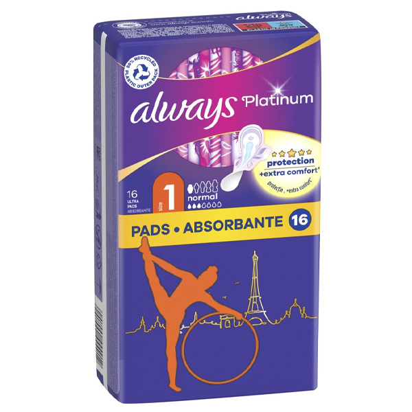 ALWAYS ΣΕΡΒΙΕΤΕΣ ULTRA PLATINUM 16τεμ. - (NORMAL)