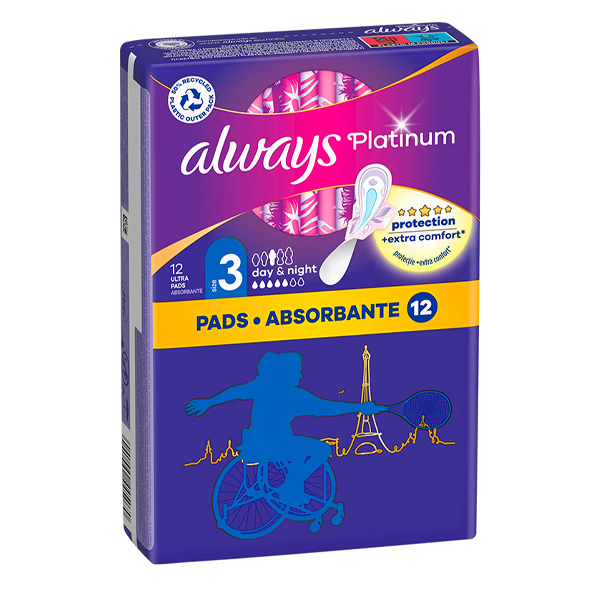 ALWAYS ΣΕΡΒΙΕΤΕΣ ULTRA PLATINUM 12τεμ. - (NIGHT)