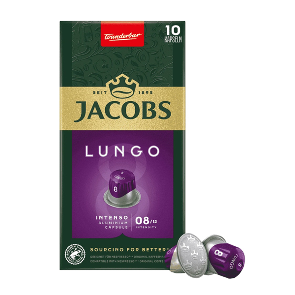 JACOBS CAPS ESPRESSO LUNGO (10τεμ.) - (INTENSO)