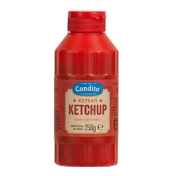 CONDITO KETCHUP 250gr. - (AMERICAN STYLE Χ.ΓΛ.)