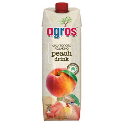 AGROS ΧΥΜΟΣ 1lit - (ΡΟΔΑΚΙΝΟ ΦΡΟΥΤΟΠΟΤΟ)