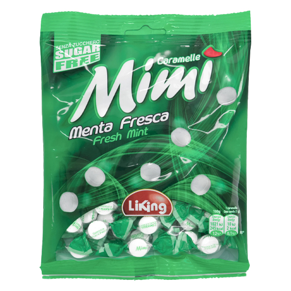 LIKING ΚΑΡΑΜΕΛΕΣ 50gr - (MENTA FRESCA)