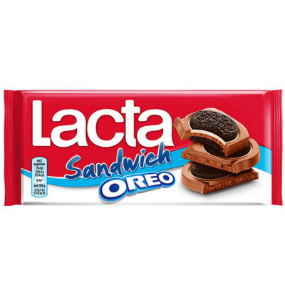 LACTA ΣΟΚΟΛΑΤΑ  92gr. SANDWICH - (OREO)