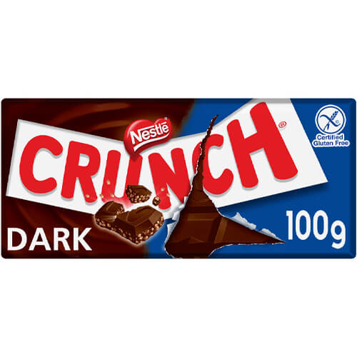 CRUNCH ΣΟΚΟΛΑΤΑ 100gr. - (DARK)